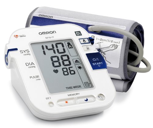 Omron M10-IT Upper Arm Blood Pressure Monitor with Dual user facility with dual size cuff