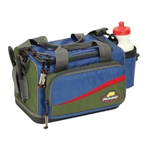Plano Softsider Tackle Bag with Five 3600 Stowaways and One 3500 Stowaway (Green/Blue)
