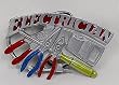 Electrician (Occupation) 3-D Enamel Pewter Belt Buckle
