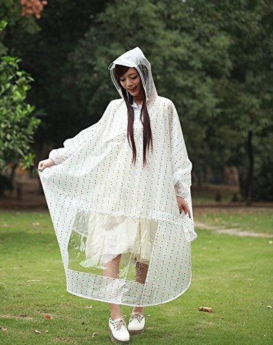 自転車 用 レインコート ポンチョ ウェア 雨具 カッパ レディース ドット パープル ピンク 水色 ブラウン