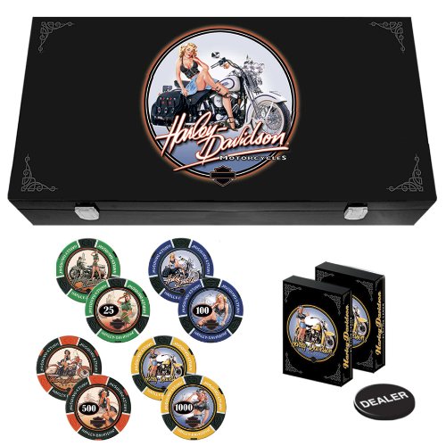 Dart World Pinup Chip Poker Set (400) On Sale