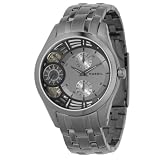 Fossil ME1012 Stainless Steel Gents Multifunction Twist Bracelet Watch