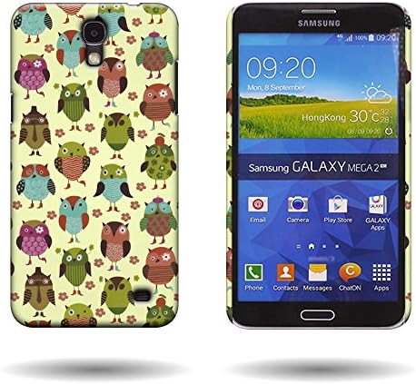 Samsung Galaxy Mega 2 Case with Animal Design (Fancy Owl) CoverON® 1pc Slim Hard Back Phone Cover for Samsung Galaxy Mega 2 G750F