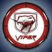 Dodge Viper Logo Lighted Wall Clock