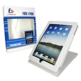 LinkStyle LK-PA4105W Business Leather Flip Case With Built-in Stand Holder for Apple iPad (White)/With LK-PA7102 Screen Protector