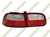 1992 - 1995 ( 1993 1994 ) / 92-95 ( 93 94 ) HONDA CIVIC TAIL LIGHTS - RED / CLEAR - 3DR - YD