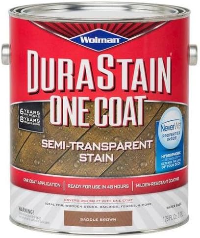 WolmanTM DuraStain® One Coat Semi Transparent Stain Saddle Brown - Gallon