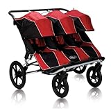 Baby Jogger Summit XC Triple Stroller - Red/Black -- red