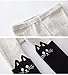 DreamHigh Girl's Black Cat Hosiery Long Cotton Overall Bottom Tights Size M