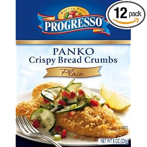 Progresso Panko Style Breadcrumbs, 8-Ounce Boxes (Pack of 12) by Progresso