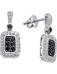 14KT White Gold 0.50 CTW Diamond Fashion Earrings