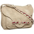 Melie Bianco Multi Flap Over Woven Bag