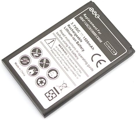 YIBOYUAN 2x 1500mah HB4F1 Battery with Wall Charger for Huawei M860 Ascend,U8000,U8220,U8230,U9120,E5830,E5832,E5836,E5838,E585,E5