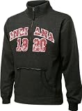 Indiana Hoosiers Charcoal Collegiate Crush 1/4 Zip Fleece Sweatshirt
