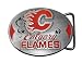 Calgary Flames NHL Hockey Belt Buckle Ice
