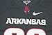 Nike NCAA Big Boys Youth Arkansas Razorbacks #86 Replica Football Jersey, Graphite Grey