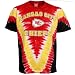 Kansas City Chiefs Red Tye Dye Logo T-shirt