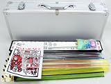 4 Pushers + Brand New Complete American Mahjong Set in Aluminum Case, 166 Tiles(mah Jong Mah Jongg Mahjongg)