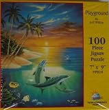 SunsOut ; Playground, Dolphins, 100 Piece Jigsaw Puzzle