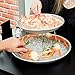 American Metalcraft 2 Tier Seafood Tower Set with Small Aluminum Trays and Stand