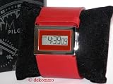 Pilgrim Uhr rot/silber 2916