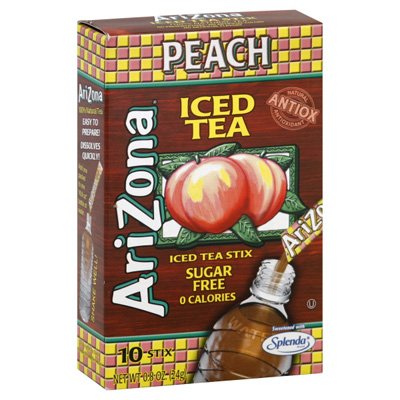 ARIZONA-SUGAR FREE PEACH TEA STICK, 0.8oz