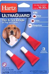 Hartz UltraGuard Flea & Tick Drops For Dogs 16-30 Lbs