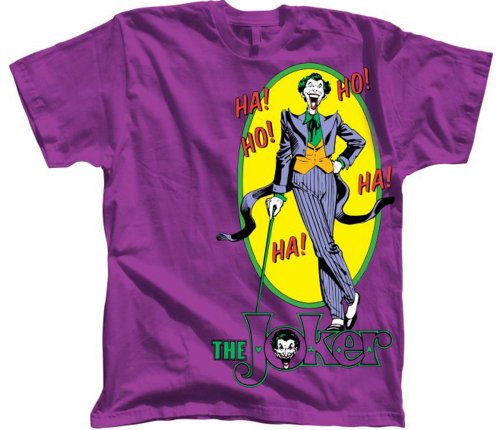  Men's DC Comics Batman The Joker Classic Villain T-shirt
