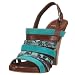 Bronx Char 37 83412-D, Damen, braun, (marrone/marino/pool 2)