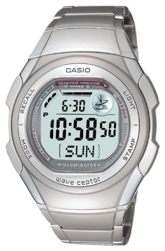 casio wave ceptor watch set time