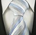 Neckties by Scott Allan, 100% Woven Sky Grey and Blue Tie, Formal Neckties for Weddings