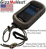 Garmin eTrex 30 20 10 CASE in 'Hunter's Coffee' Made in the USA Search 'GizzMoVest' for all models.
