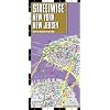 Streetwise New York, New Jersey Laminated Metropolitan Road Map