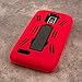 MPERO IMPACT XL Series Kickstand Case for ZTE Warp 4G N9510 - Red