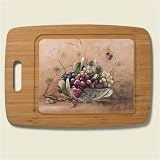 Large Cutting Board ~ Grapevine Breeze ~ made of bamboo with poly surface ~ code 024
