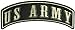 US Army Rocker Large - By Ivamis Trading - 10x4 inch