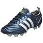 adidas Men's adiPURE TRX FG Soccer Shoe,Indigo/Silver/Green,13.5 M