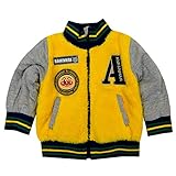 アンパンマン ベビー ボアフリース スタジアムジャンパー 男の子 ブルゾン（イエロー90cm）
