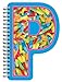 iscream Letter P Shaped Spiral-Bound Lined Page 6.5