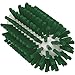 Vikan 5380-63-2 Stiff Tube Brush, Polyester, 2-19/32" x 6" OAL, Green