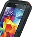 ELECDAY Newest Extreme Shockproof Waterproof Dust/Dirt/snow Proof Armor Tank Aluminum Metal Gorilla Glass Military Heavy Duty Protector Cover Hard case for Samsung Galaxy S5 (Black)
