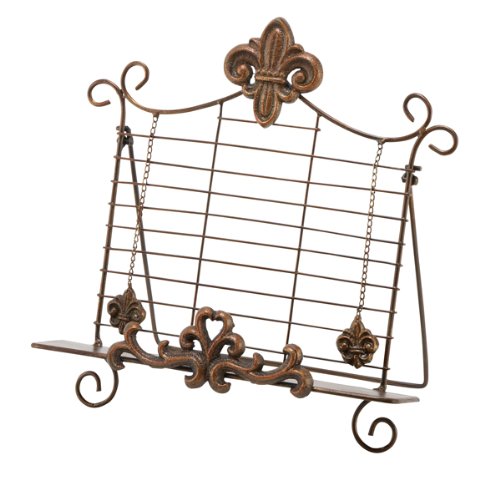 Fleur De Lis French Style Kitchen Bible Book Holder