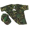 FTD MIL-COM Kids Camouflage T-shirt & Baseball Cap with Dog Tags Combo (for children 5-12 years old)
