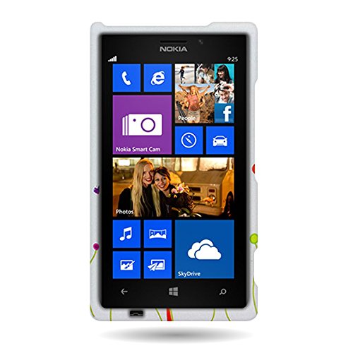 CoverON® Slim Hard Case for Nokia Lumia 925 with Cover Removal Tool - (Butterfly Heart)