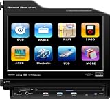 Brand New Power Acoustik Ptid-8310nrb 8.3 in Dash Monitor with Built in Bluetooth and Ipod Interface -- Largest Sngle Din Sized In-dash Screen on the Market!
