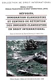 Revue Emile Bruylant  / Réfugiés, immigration clandestine et centres de rétention des immigrés clandestins en droit international