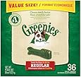 GREENIES Dental Chews Regular Treats for Dogs - Value Tub 36 oz. 36 Count