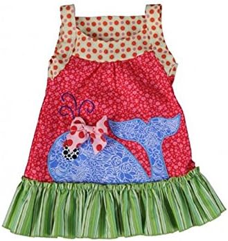 LaJenns Girl's Cute Millie the Smiling Hawaiin Whale Dress 6689 (4)