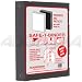 Flashpoint Archival Plastic Storage Binder Box with 3 O -Rings, 9 x 11 , Portrait Format, Color: Black