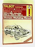 Alpine, Solara Minx & Rapier owners workshop manual